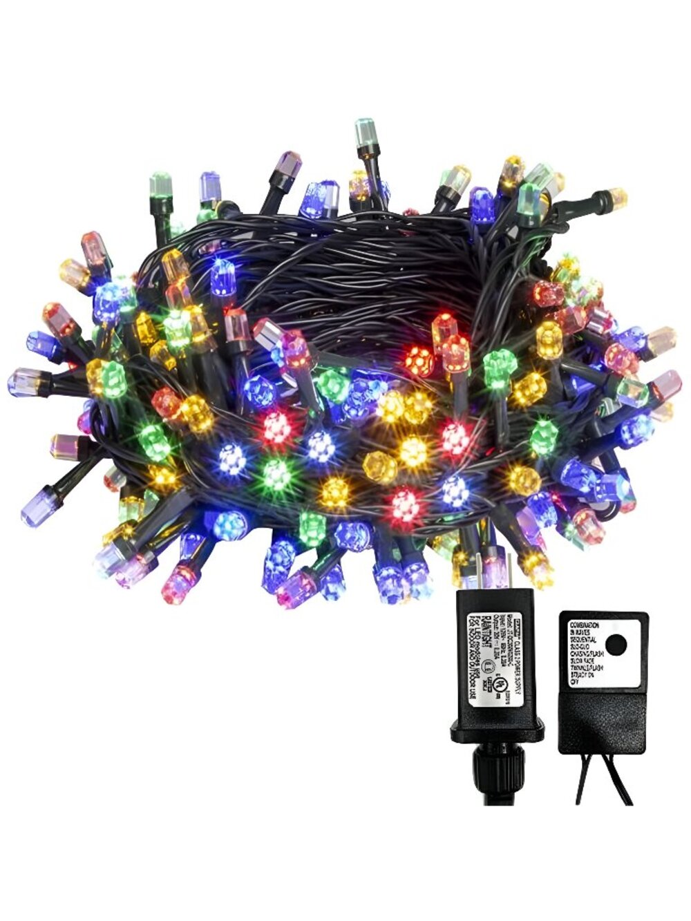 Led Christmas Tree Lights Multicolor, 200 Led Christmas String Lights